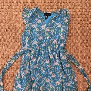 AQUA Girls' Ruffled Mini Dress, Little Kid, Big Kid - Exclusive